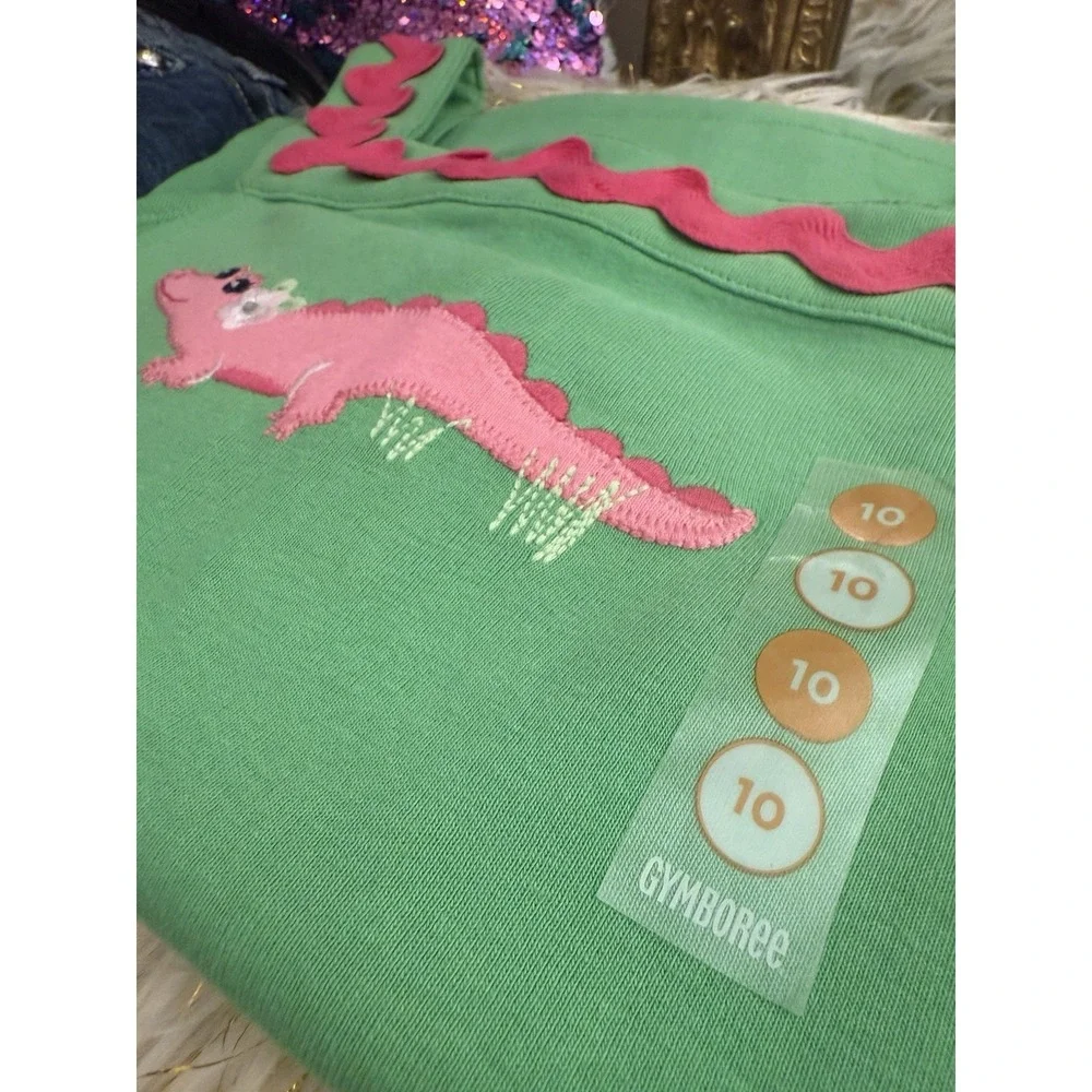 Gymboree Island Lily Girls Size 10 Green Top Shirt Blouse New